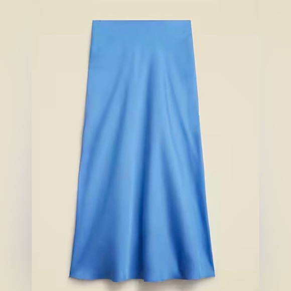 NWT J.Crew Gwyneth slip skirt sz M - Picture 5 of 8